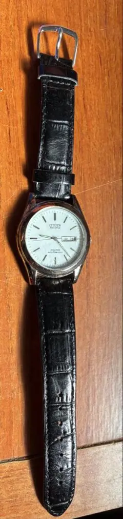 【稼働品】シチズン エコドライブ ソーラー メンズ 腕時計 デイデイト E100