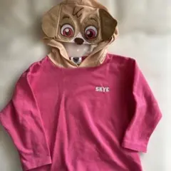 パウパトスカイ110センチ着ぐるみパーカートレーナー薄手Sky