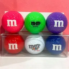 m&m's！エムアンドエムズ★ゴルフボール6個★