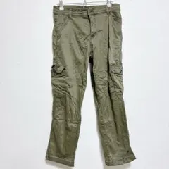オリーブ カラー カーゴパンツ【S〜M相当】 カーキ ズボン