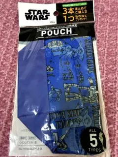 STAR WARS ポーチ ブルー　非売品のサムネイル