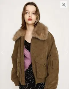 SLY WASHED PUFFER ブルゾン/ベージュ/スライ新品