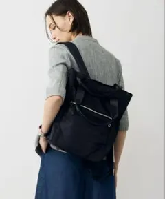 【美品】icb 2way トートリュック 黒 現行