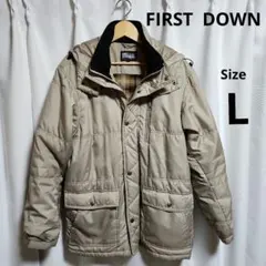 【ファーストダウン】アウタージャケット　Lサイズ
