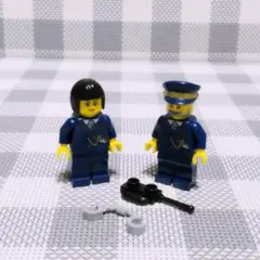 【新品】 LEGO　パーツ　ミニフィグ　正規品　海上警察官　男女セット