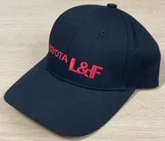 非売品 TOYOTA L&F トヨタ ロゴ刺繍 キャップ ネイビー 帽子のサムネイル