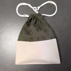 F803巾着袋　ハンドメイド