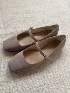 ベージュ スエード パンプス US 7.5