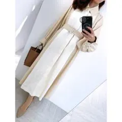 【美品✨】定価 43,000円❤furfur ✨サイズフリー✨スプリングコート
