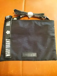 MARY QUANT ロゴストラップ ショルダーバッグ