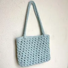 ミニトートバッグ | 透かし編み | ハンドメイド