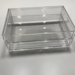 無印良品 アクリルケース 2段 引出し 大 透明 小物収納