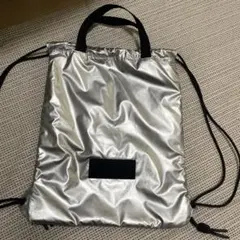 シルバー HANTER ドローストリングバッグのサムネイル
