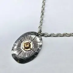 希少 アリゾナフリーダム ネックレス 太陽神 タタキ K18 シルバー 925