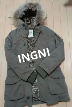 INGNI モッズコート カーキ ファー付き
