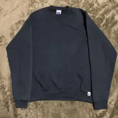 Russell 90s Vガゼットスウェット　ブランク　ブラック　メキシコ製