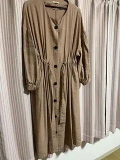 mystic スプリングコート　くすみピンク