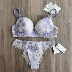 ワコール パルファージュ ブラジャーとTバックショーツのセット C75 Mサイズ