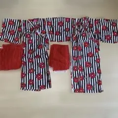 双子 浴衣 セパレート120cm 2着セット