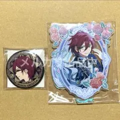 あんスタ 中国 絆アクリルスタンド & 横顔缶バッジ 【 七種茨 】セット