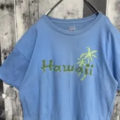 RUSSELL ラッセルアスレチック　半袖Tシャツ　HAWAII柄　M　ゆるダボのサムネイル