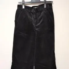 UNIQLO　C 黒 コーデュロイ ワイドパンツ