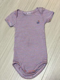 プチバトー　ロンパース 半袖 12m 74cm petit bateau