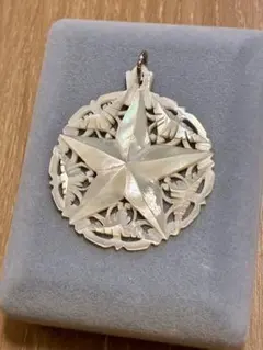 ベツレヘムパール ネックレス 白蝶貝 マザーオブパール スター 星 ペンダント