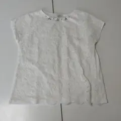 C123 earth music & ecology ノースリーブ ホワイト