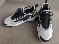 NIKEスニーカー/ZOOM ホワイト/ブラック 25cm