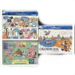 東京ディズニーリゾート カレンダー 2024 2025 2026 セット　壁掛け