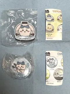 くら寿司 ちいかわ ビッくらポン 缶バッジ マグネット ハチワレ