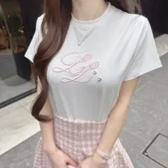 PELLICULE ペリキュール motif replay tops pink - メルカリ