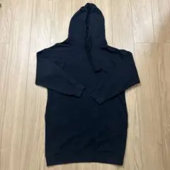 ユニクロ　パーカーワンピース　スウェットワンピース　黒 M