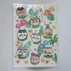 映画ちいかわ ホログラムクリアファイル トロピカル ハチワレ うさぎ モモンガ