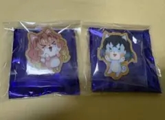 鬼滅の刃　アニマルクッキーバッジ　甘露寺蜜璃　嘴平伊之助