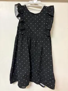 ハート柄 ノースリーブ 원피스 120cm