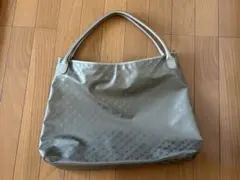美品◆ゲラルディーニ　ゴールド系トートバッグ ソフティ