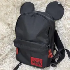 ミッキー耳付きリュック　公式　Tokyo Disney resort ブラック
