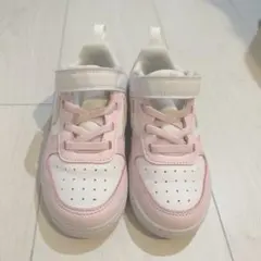 ナイキ　キッズスニーカー　白ピンク