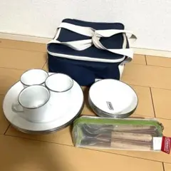 Coleman アウトドア食器セット　収納ケース付き