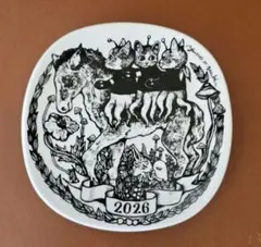 ヒグチユウコ　イヤープレート　2026 午年 ヒグチユウコ 2026 午年 イヤープレート 新品 ボリス雑貨店