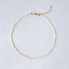 淡水 ベビー パール ネックレス 小粒 ミニ 真珠 新品 人気 卒業式 入学式