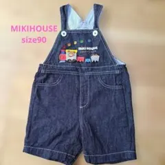 MIKIHOUSE デニムオーバーオール 90サイズ