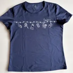 Paradiso テニス Tシャツ M ネイビー