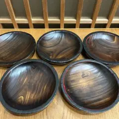 焼漆茶托✖️5点
