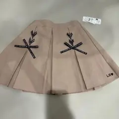新品　LoveRabby プリーツ スカパン スカート 140cm ピンクのサムネイル