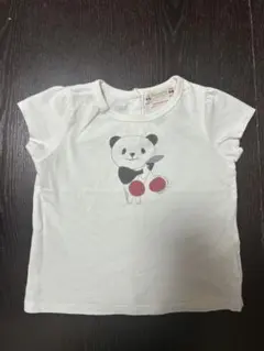 ボンポワン チェリー刺繍 ホワイトTシャツ サイズ3 - メルカリ