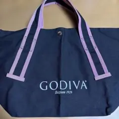 【新品未使用】GODIVA トートバッグ 黒 ピンク