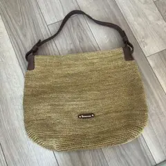 美品⭐︎TOPKAPI ストローショルダーバッグ　おしゃれ素敵のサムネイル